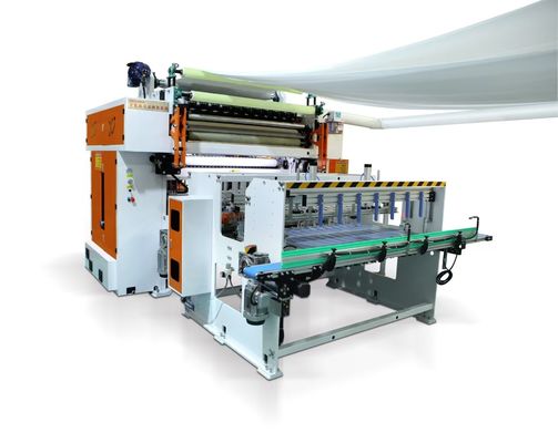 V Fold Facial Tissue Folding Machine with Auto Transfer Unit