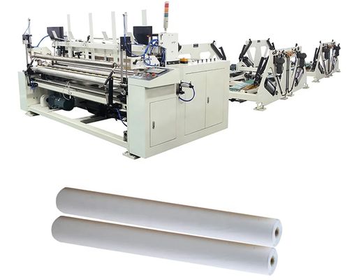 Toilet / Dapur Handuk lem Laminasi Unit layar sentuh Mesin Rewinding