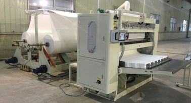 2-6 Lanes V Folded Hand Towel / Mesin Pembuatan Kertas Tissue Kertas Wajah Kecepatan Tinggi