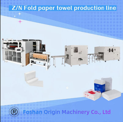 Z/N Mesin Hand Towel Lipat dengan lem Laminasi Dapur Hand Towel Rewinder