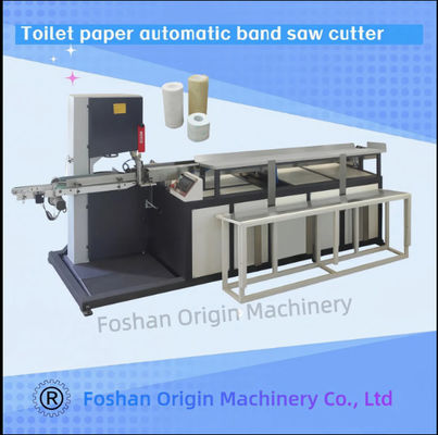 Kertas Toilet Handuk Dapur Mesin Pemotong Gergaji Pita Otomatis