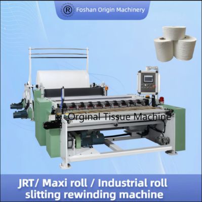 Mesin Penggulung Maxi Roll / Gulungan Toilet 200-300 Meter / Kecepatan Menit