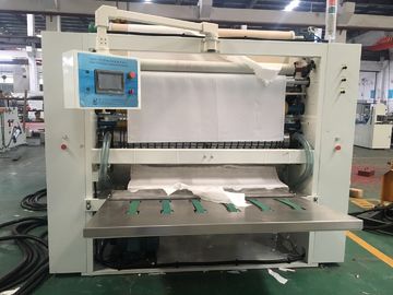 Toilet Handuk Tangan Besar N Lipat Lini Produksi Tisu Wajah Dengan Lem Laminasi