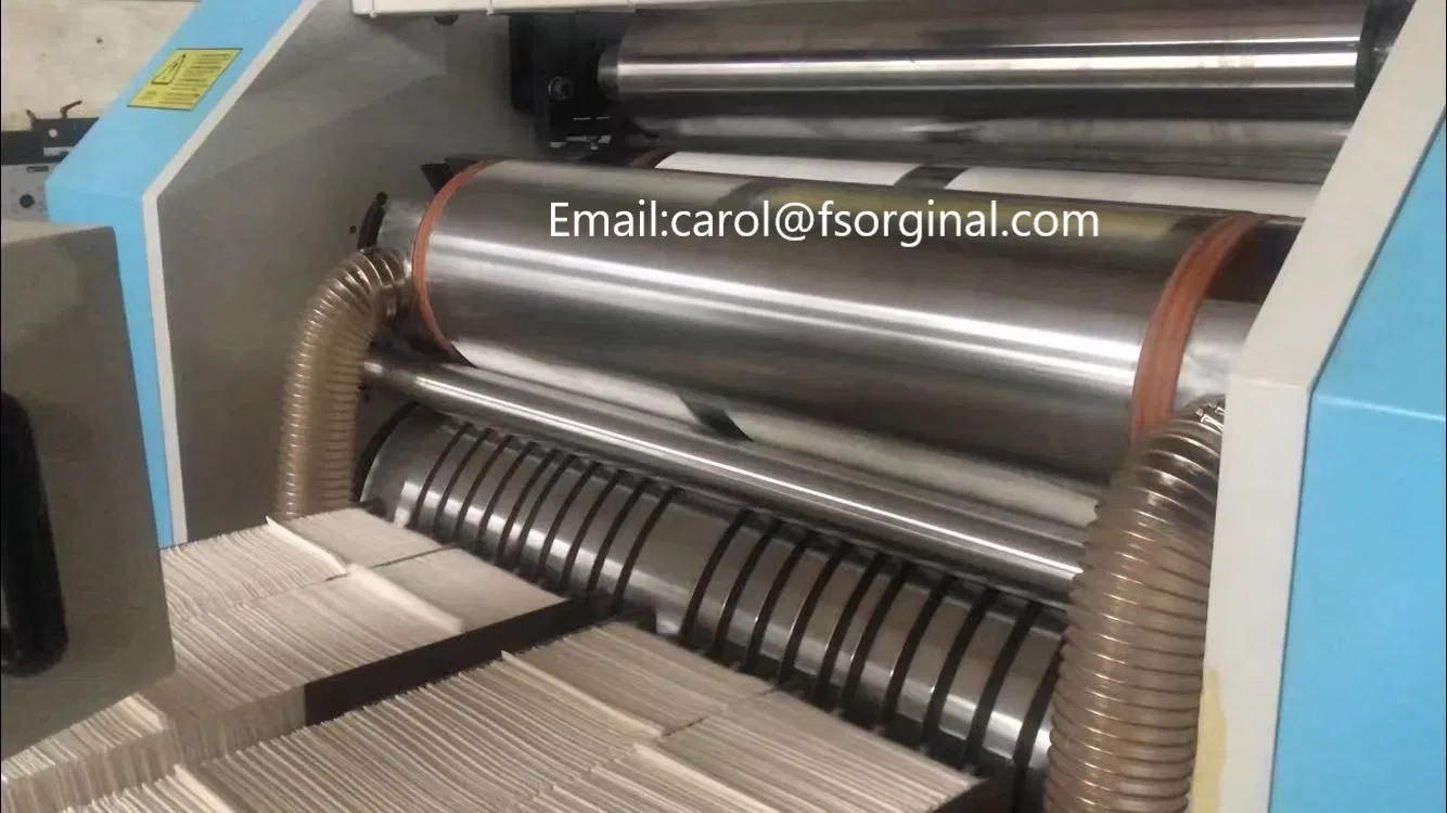 1-3lap Paper Dinner Napkin 1/8 Fold Machine Mesin Produksi 5