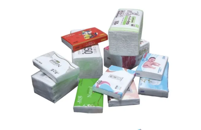 V Fold Facial Tissue Making Machine Log Saw Cutting Machine Semi Otomatis lini produksi 1