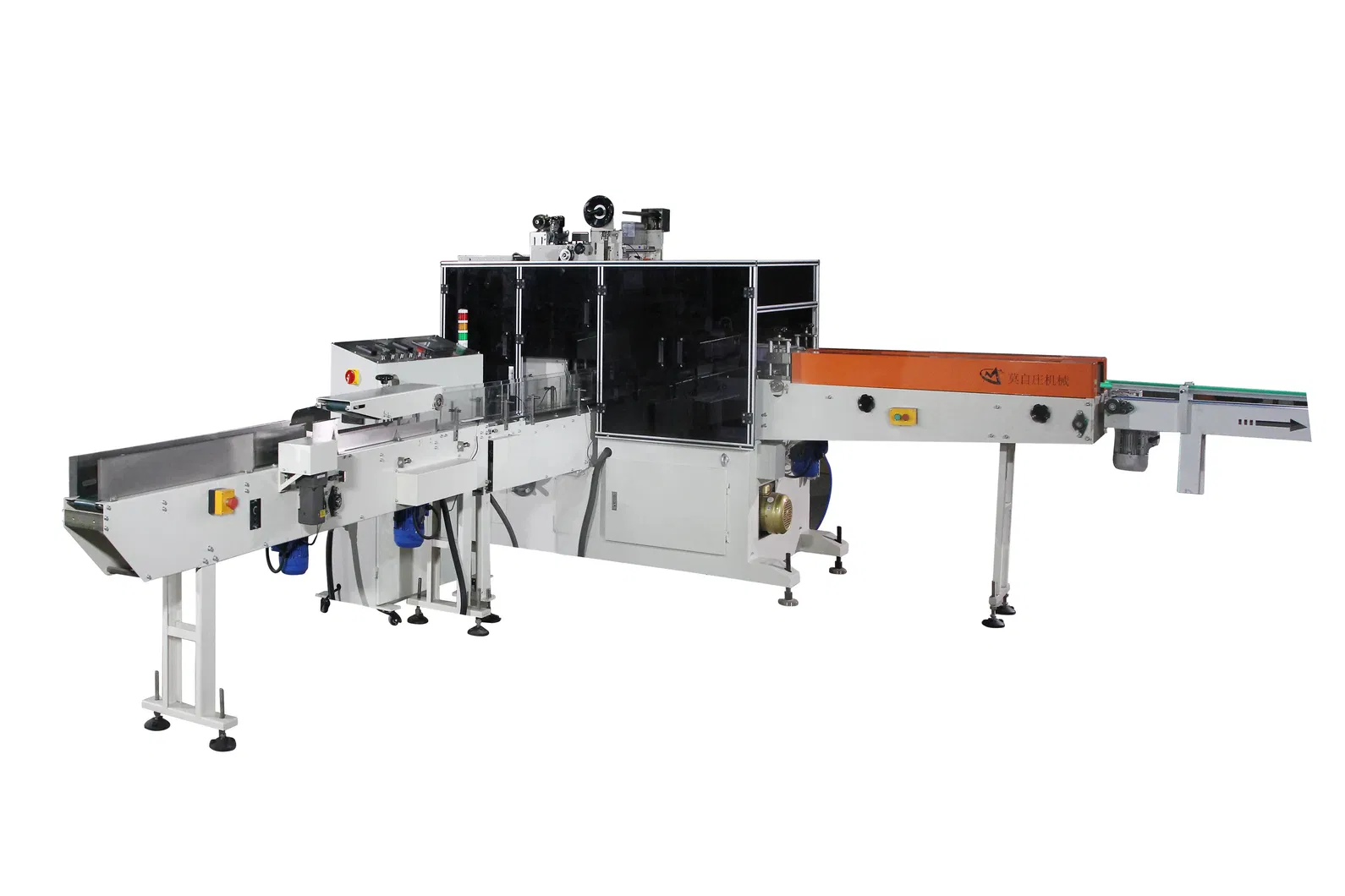 V Fold Facial Tissue Making Machine Log Saw Cutting Machine Semi Otomatis lini produksi 5