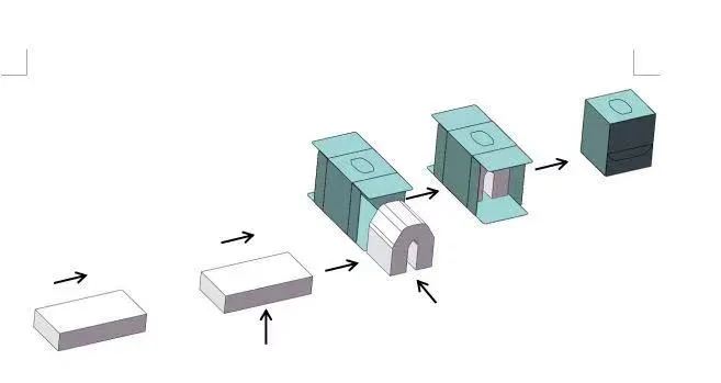 Lini Produksi Tisu Wajah yang Dapat Disesuaikan Secara Profesional untuk Kebutuhan Pelipatan dan Pemotongan Tisu Lipat V 1